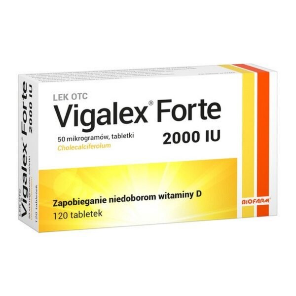 Biofarm Sp. z o.o.,Vigalex Forte 2000 IU 120 tablets,Vigalex Forte 2000 IU 120 tabl.