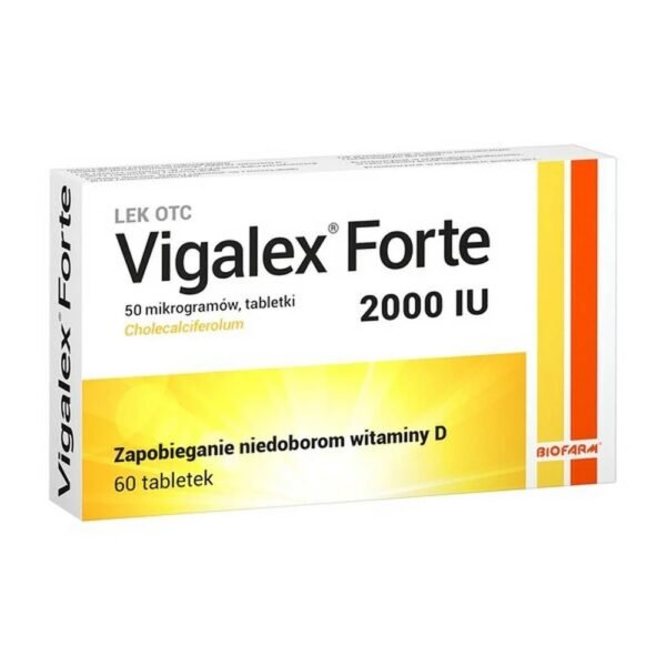 Biofarm Sp. z o.o.,Vigalex Forte 2000 IU 60 tablets,Vigalex Forte 2000 IU 60 tabl.