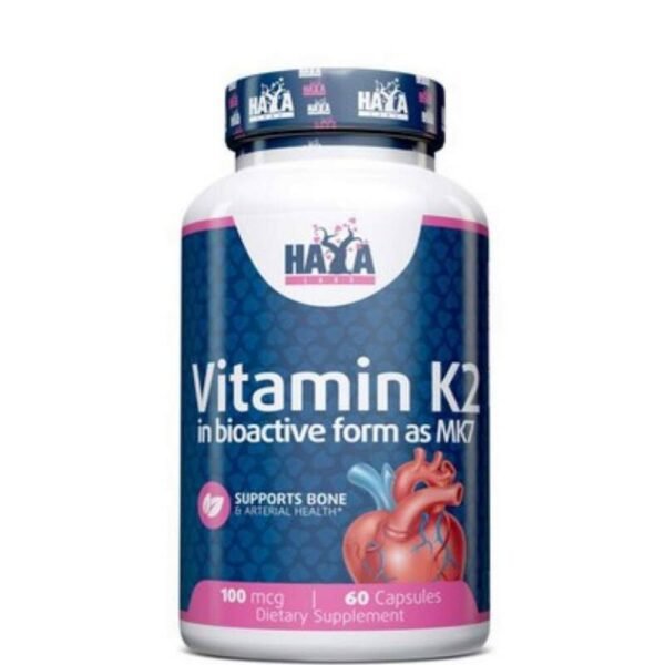 Vitamin K2 MK7 100 mcg, 60, Витамин K2 MK7 100 мкг