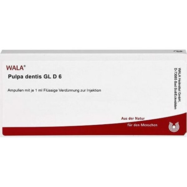 Wala Pulpa dentis Gl D6 ampoules, 10x 1ml