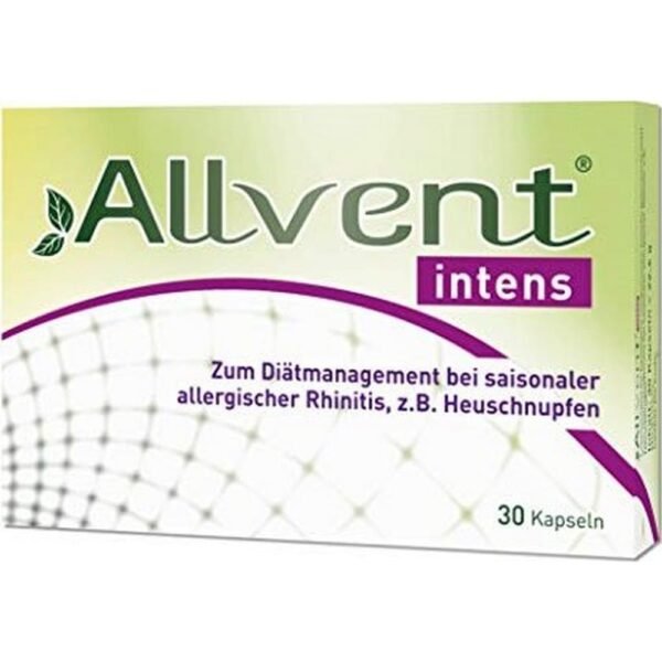 Weber & Weber Allvent intens capsules, 30 pieces,Weber & Weber Allvent intens Kapseln, 30 Stück