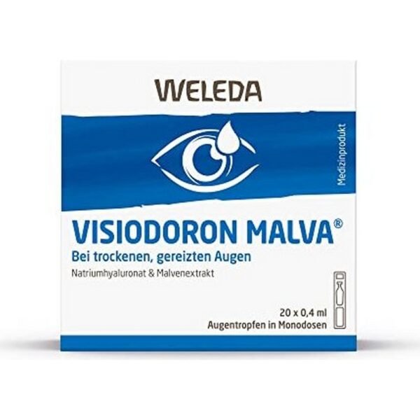 Weleda Visiodoron Malva single-dose eye drops, 20 pieces