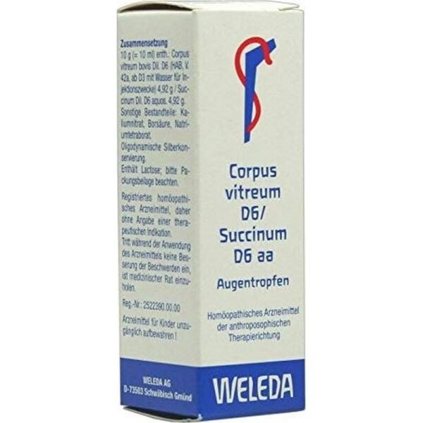 Weleda Vitreum D6 Succinum D6 drops, 10ml