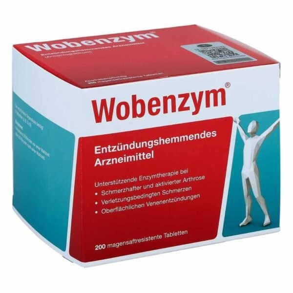 Wobenzym gastro-resistant tablets (200 pcs),Wobenzym magensaftresistente Tabletten (200 stk)