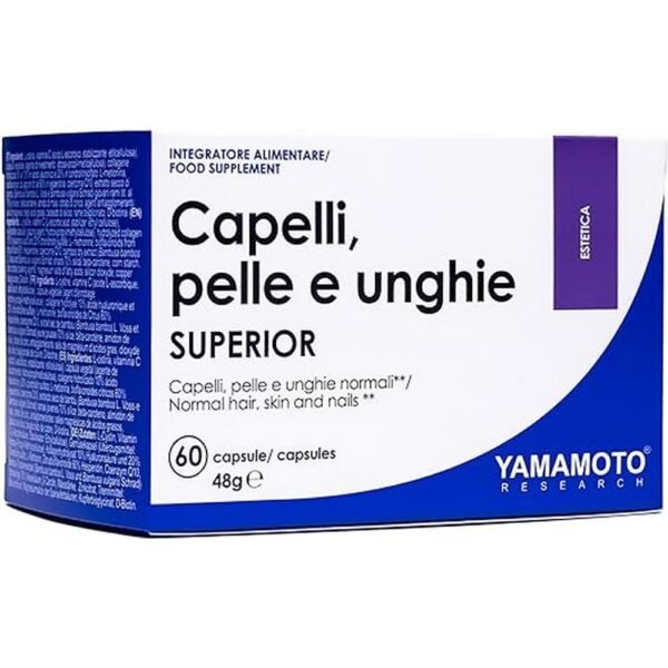 YAMAMOTO RESEARCH Hair, skin and nails SUPERIOR 60 capsules,YAMAMOTO RESEARCH Włosy, skóra i paznokcie SUPERIOR 60 kapsułek