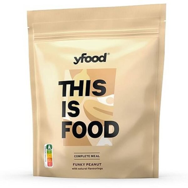 yfood Funky Peanut Powder, Delicious Drinking Meal for Travel, This Is Food Powder