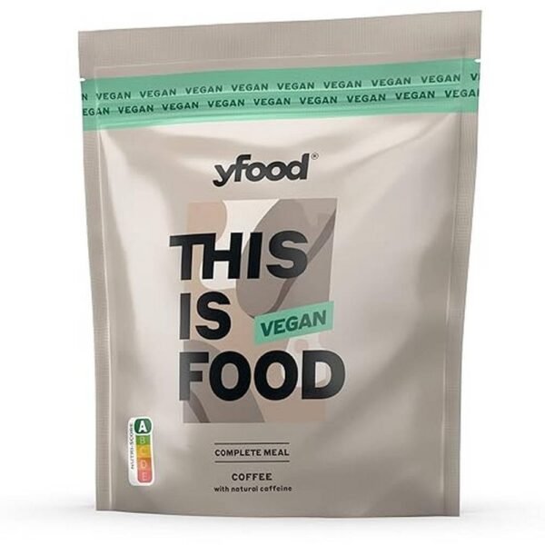 yfood Vegan Coffee Powder, Delicious Drinking Meal for Travel, This Is Food Powder