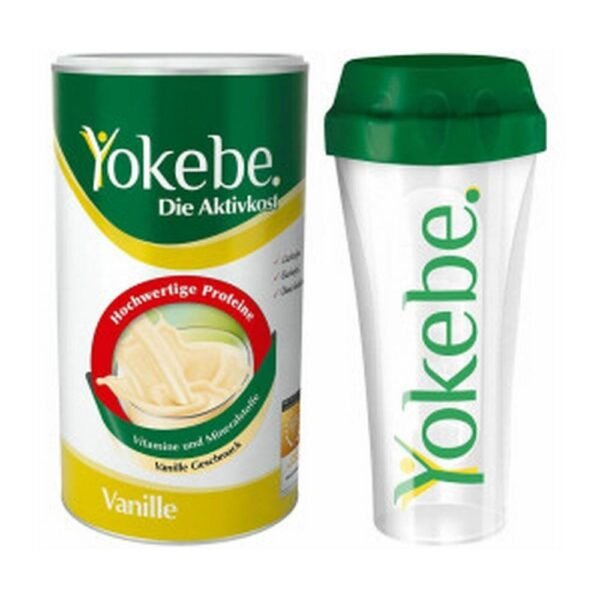 Yokebe Vanille Lactosefrei NF2 Powder Starterpack, 500g, Yokebe Vanille Lactosefrei NF2 Pulver Starterpack