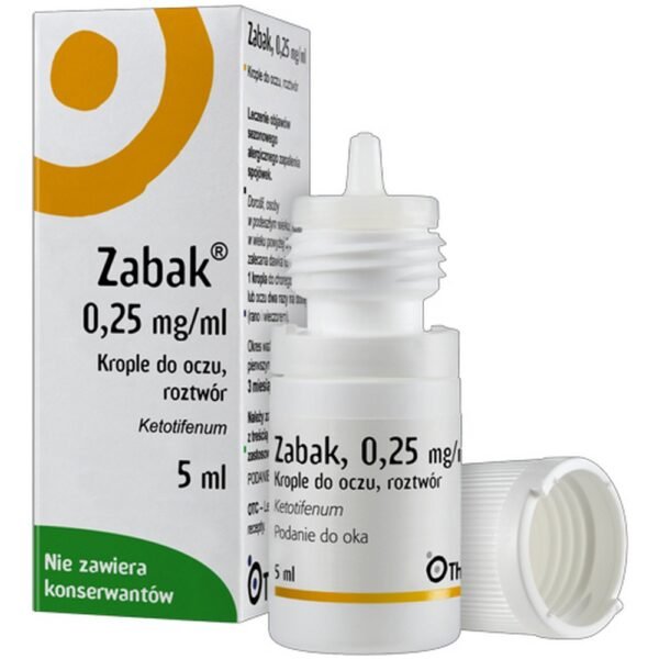 Zabak 0.25 mg/ml 5 ml drops