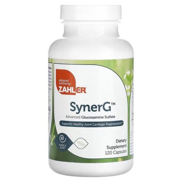 Zahler, SynerG, Advanced Glucosamine Sulfate, 120 capsules,Zahler, SynerG, Advanced Glucosamin Sulfate, 120 Kapseln