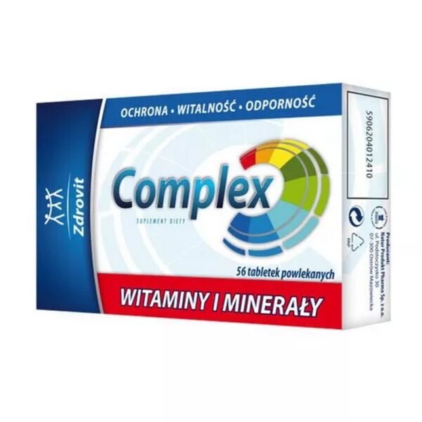 Zdrovit Complex Vitamins and Minerals 56 tablets