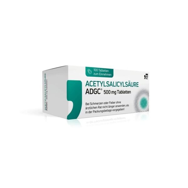 Zentiva Acetylsalicylic acid ADGC 500mg tablets, 100 pieces