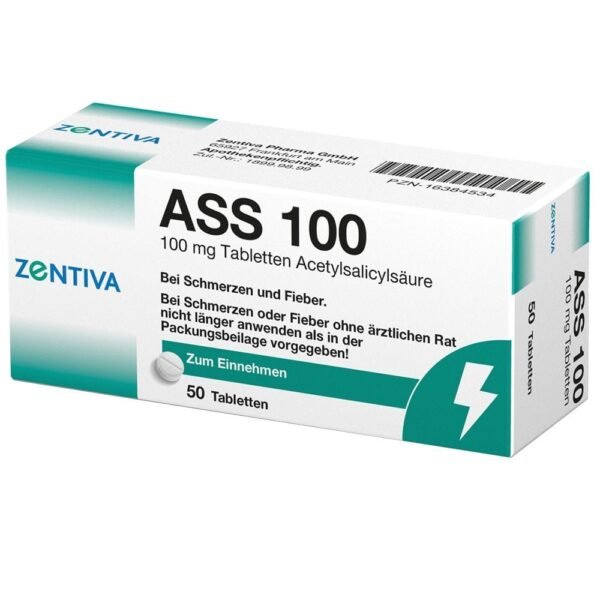Zentiva ASS 100 tablets, 50 pieces