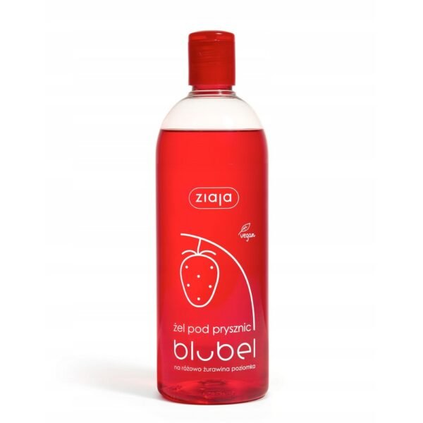 Ziaja,Ziaja Blubel shower gel cranberry strawberry,Ziaja żel Blubel pod prysznic żurawina poziomka