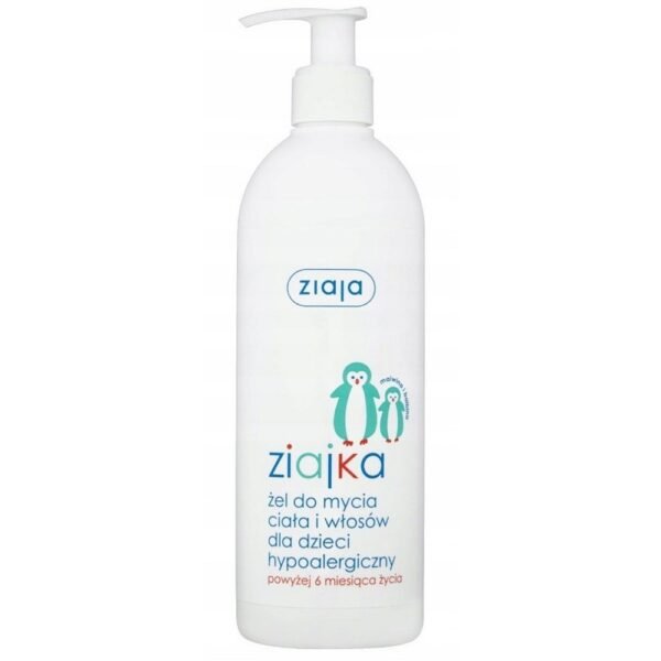 Ziaja,ZIAJA BODY AND HAIR WASH GEL FOR CHILDREN 400ML,ZIAJA ŻEL DO MYCIA CIAŁA I WŁOSÓW DLA DZIECI 400ML