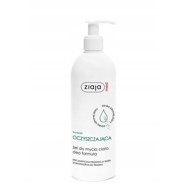 Ziaja,Ziaja Med cleansing treatment, body wash gel,Ziaja Med kuracja oczyszczająca żel do mycia ciała