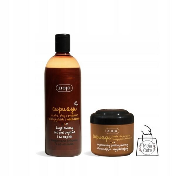 Ziaja,Ziaja set of cupuacu shower gel + peeling,Ziaja zestaw cupuacu żel pod prysznic + peeling