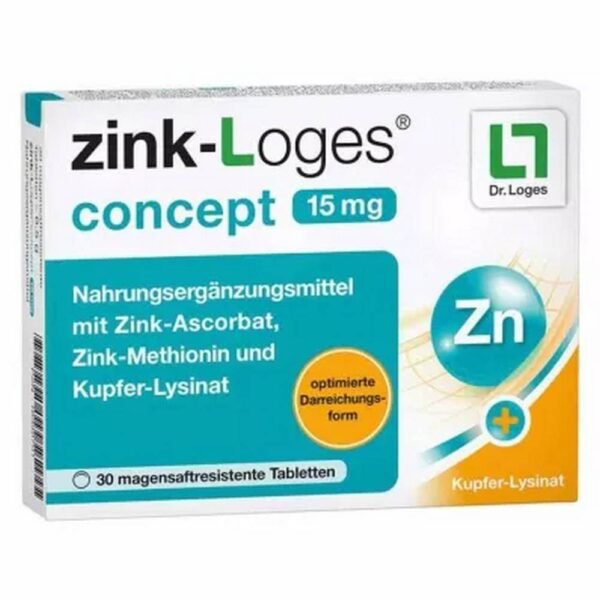 ZINK-LOGES concept 15 mg, 30 pcs