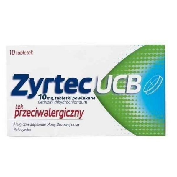 Vedim Zyrtec Ucb 10 mg Coated Tablets, 10 pcs.