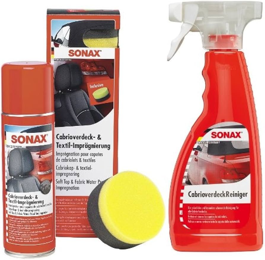 SONAX 1 x Professional Offer Set Convertible – Cleaner 1 SONAX 1 x Professional Offer Set Convertible – Cleaner & Waterproofing – 2-Piece Set