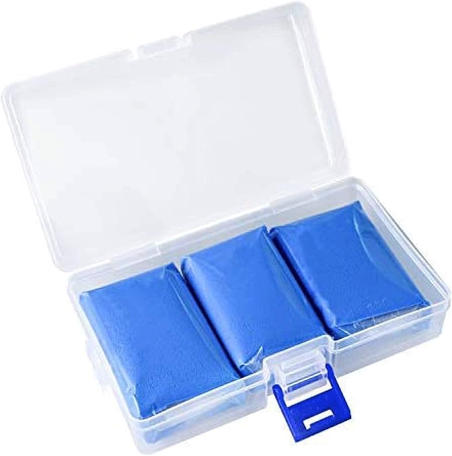 Fixget 3pcs Clay Professional Paint Cleaning Clay 1 Fixget 3pcs Clay Professional Paint Cleaning Clay for Paint Care and Rim Cleaning Car Detailing Magic Clay Bar Cleaner for Cars, Trucks, Caravans (3pcs)
