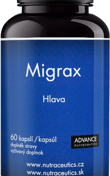 Contains natural extracts, magnesium, and riboflavin-Advance Migrax 60 capsules