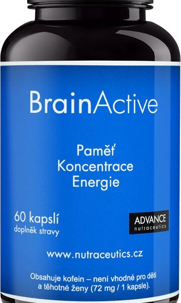 Improves memory, focus, and cognitive function-BrainActive 60 capsules
