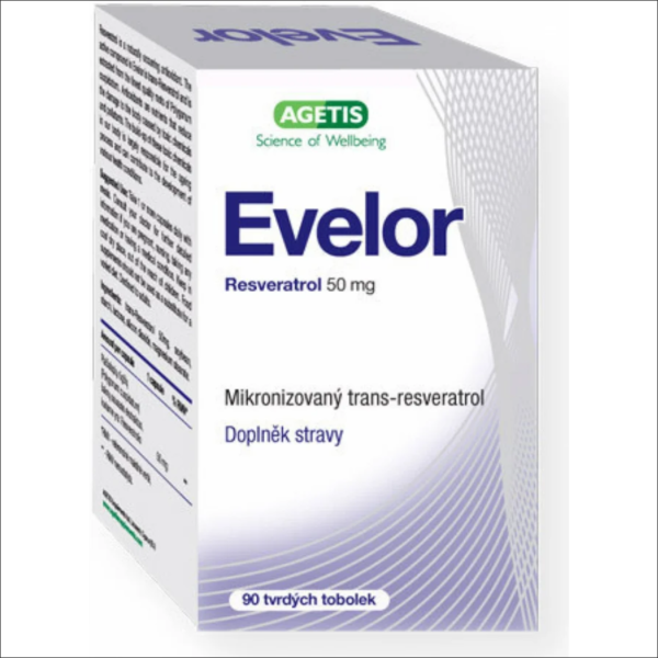 AGETIS,Evelor Resveratrol 50 mg 90 tablets,AGETIS