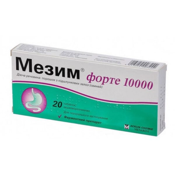 Constipation and bloating -BERLIN CHEMIE MEZYM FORTE 10000,