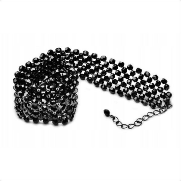 Black Choker Collar Necklace Gift Jablonex;Gargantilla Negra Collar Regalo Jablonex