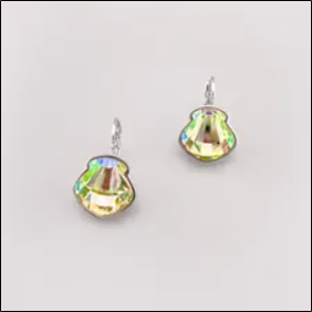 Bohm Earrings With Large Crystals;Pendientes Bohm Con Cristales Grandes