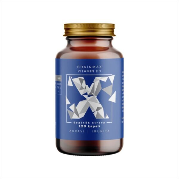 Vitamin D3 (5000 IU) - Votamax BrainMax Vitamin D3 5000 IU 120 Vegetable Capsules