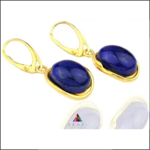 Brazi Druse Jewelry Citrine Star Earrings Gold 585;Pendientes de Estrella Citrino de Brazi Druse Jewelry Oro 585