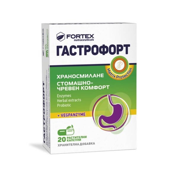 Gastritis and heartburn -FORTEX GASTRFORT Digestion gastrointestinal comfort,