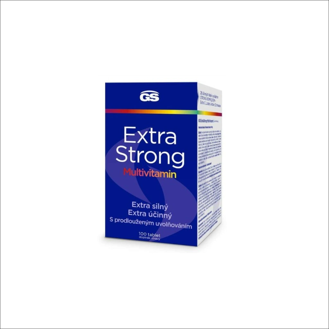 GS Extra Strong Multivitamin 100 Tablets for energy, immunity, and overall health.