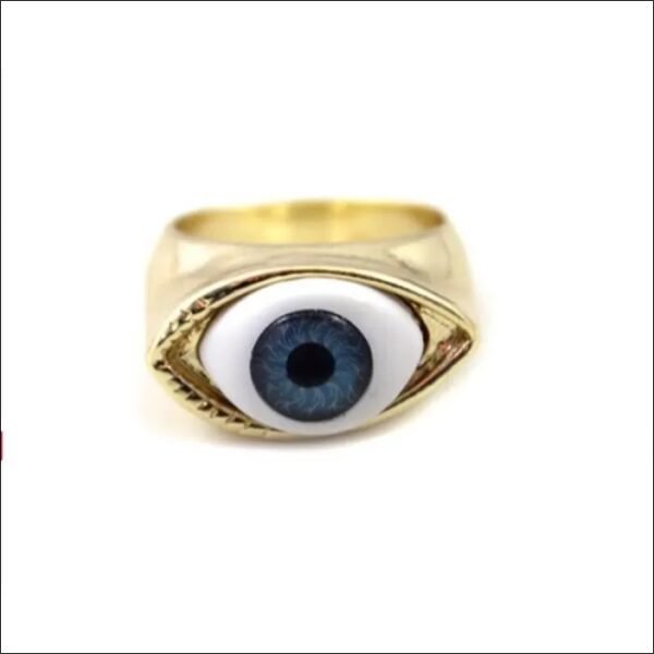 LCC® Funny Women/Men Ring Seer Eye Retro Classic Fancy Alloy Gold Plated Gold Retro Funny Gift;LCC ® Divertido Anillo para Mujer/Hombre Ver Ojo Retro Clásico Aleación de Lujo Chapado en Oro Regalo Retro Divertido