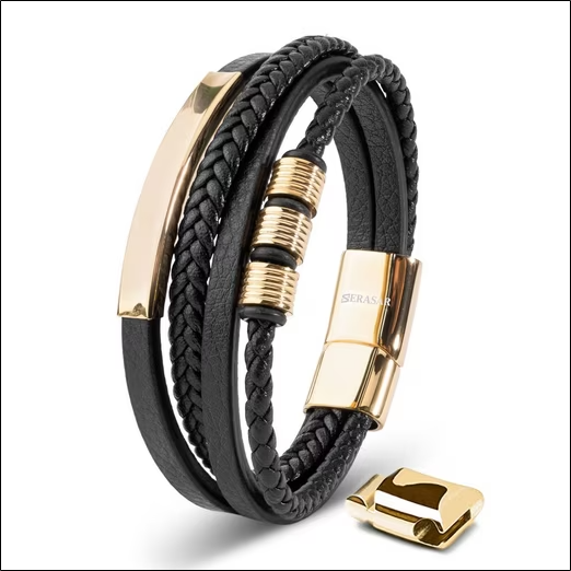 Leather bracelet Leather men's bracelet "Brave";Bracelet en cuir Bracelet en cuir pour homme "Brave"