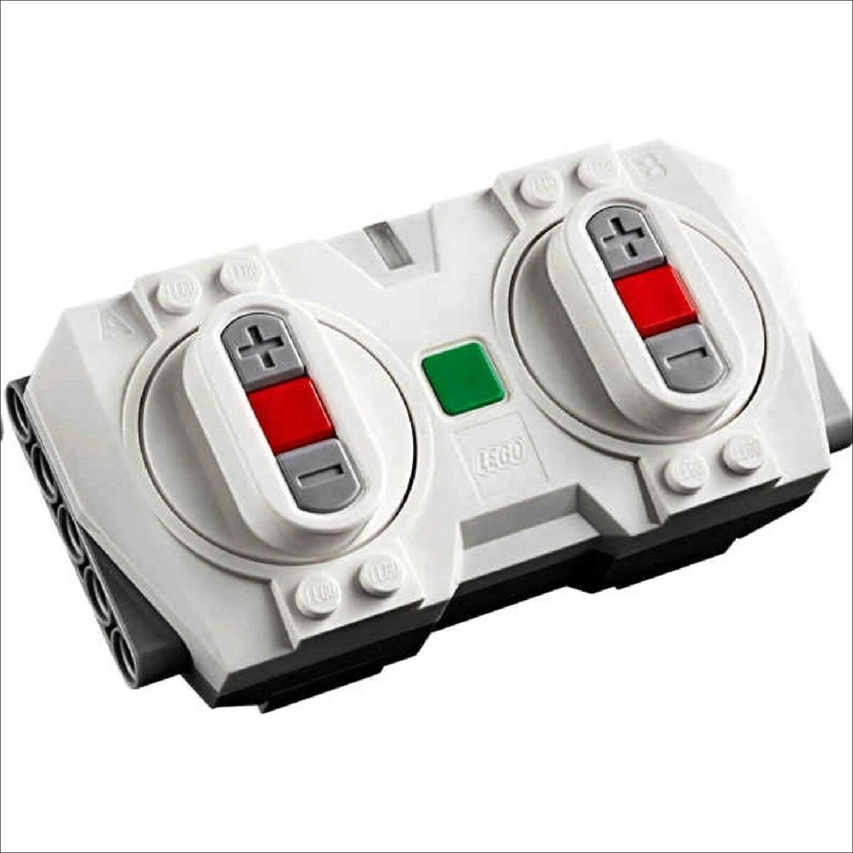 Control your LEGO models and robotic toys that include the 88006 Move Hub or 88009 Hub with this wireless, handheld 88010 Remote Control from LEGO® Powered Up.