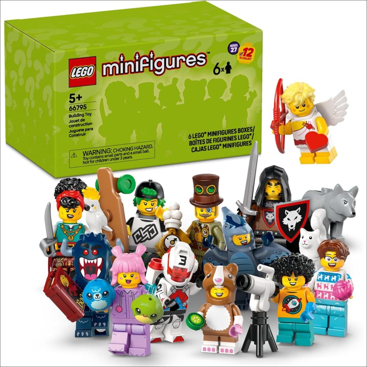 LEGO 71048 - Minifigures, mini plastic figures with a surprise - 1 pc (with accessories) in a bag, 12 figures to collect, figure size approx. 4 cm.