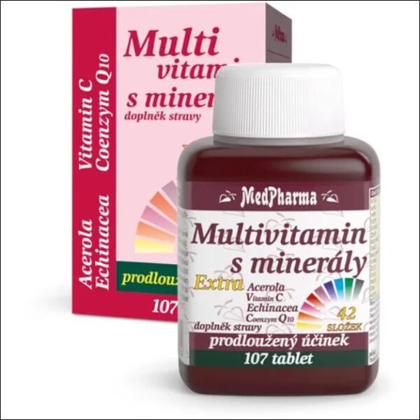 Multivitamin Formula - MedPharma Multivitamin with Minerals + Extra C 107 Tablets