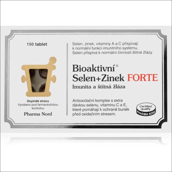 Selenium - Pharma Nord Bioactive Selenium + Zinc Forte 60 Tablets