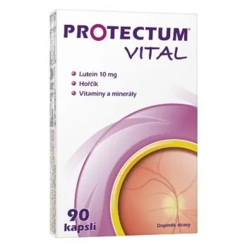 Contains hyaluronic acid and collagen for joint and skin health-Protectum Vital 90 capsules