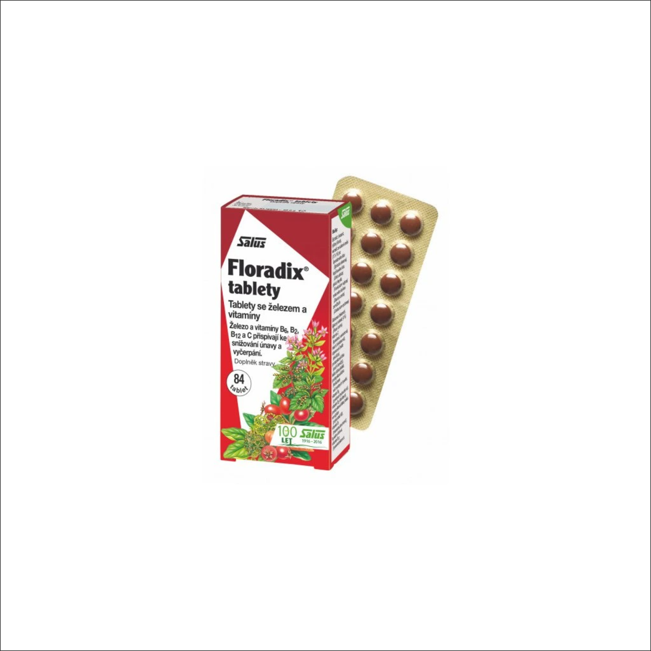 Iron - Salus Floradix Iron+ 84 Tablets