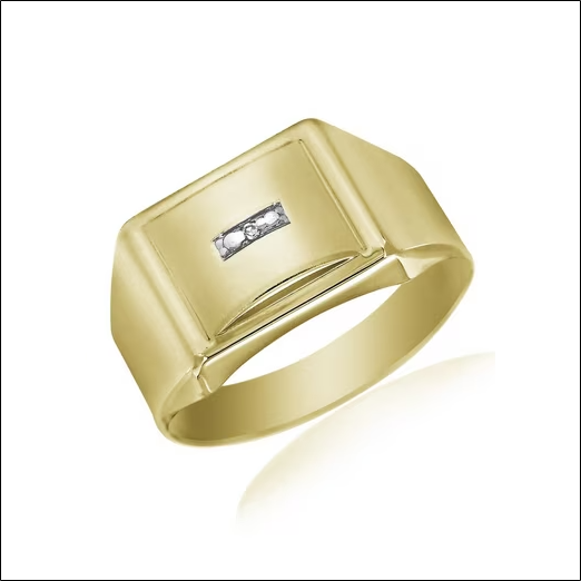 Signet Ring Jewelry Gift Gold 333 Men's Ring Gold Ring;Chevalière Bijoux Cadeau Bague en Or 333 pour Hommes Bague en Or