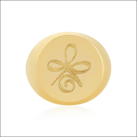 Silver ring Sophisticated gold-plated 925 silver men's ring, 6.14g;Bague en argent Bague sophistiquée pour homme en argent 925 plaqué or, 6,14 g