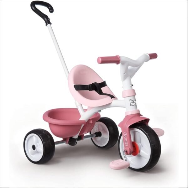 The tricycle for children has a very robust metal frame and is individually adapted to the skills and age of your child thanks to the many safety features.