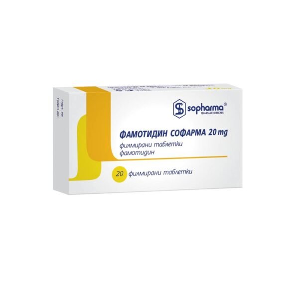 Gastritis and heartburn -SOPHARMA FAMOTIDINE 20mg,