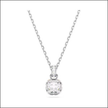 Swarovski Birthstone Pendant Square Cut;Pendentif Pierre de Naissance Swarovski Taille Carrée