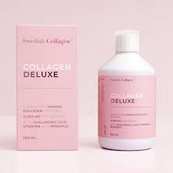 Strengthening skin -SWEDISH COLLAGEN DELUXE Fish Collagen 12 500mg,