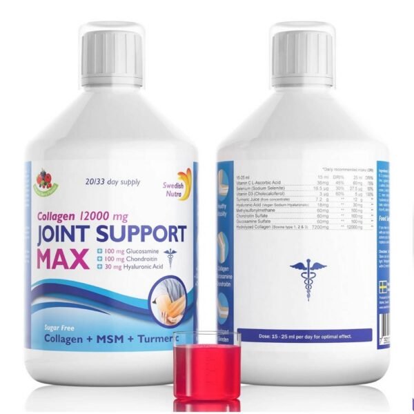 Strengthening skin -SWEDISH NUTRA JOINT SUPPORT MAX Liquid collagen 12000mg,